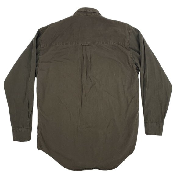 Men's Ralph Lauren Chaps Boy Scout Label Long Sleeve Shirt Brown 15.5-‎ 32/33 - Picture 1 of 9